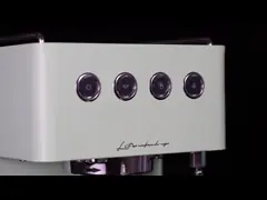 Машина 1.7L отделяемое 220V кофе домочадца Corrima с манометром video