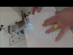машина шнурка 20Khz 1500w ультразвуковая для Nonwoven режа запечатывания video