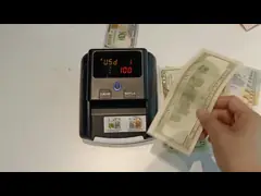 ЕВРО 85mm RoHS USD детектора фальшивых денег ультрафиолетового света портативное video