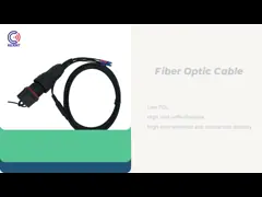 Outdoor Waterproof  Fiber Optical Patch Cord FTTA Full AXS To LC Duplex Jumper Type