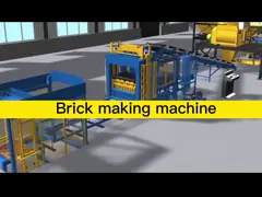 Машина делать кирпича блока управлением ПЛК с технологией вибрации Германии video