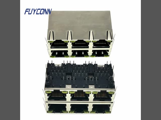 Female RJ45 Connector, PCB RJ45 Jack Connector