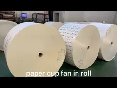 FSC Certified Virgin Paper Cup Raw с 4-8 цветами 170g-350g GSM 12gsm или 15gsm PE Вес video