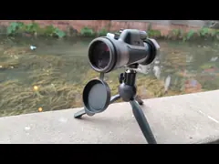 12x50 BAK4 Waterproof Mobile Phone Monocular Telescope HD/ED Scope with Tripod video