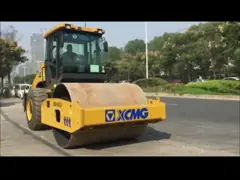 Rouleau hydraulique à double entraînement vibrant de 16 tonnes avec moteur Cummins