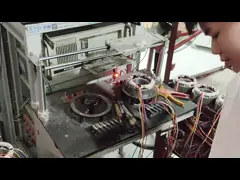 Затеняемый вентиляторный двигатель 100% одиночной фазы мотора AC медной проволоки поляка на открытом воздухе video