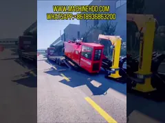 Низкая машина расточкой трубы HDD расхода топлива 800KN 15T подземная горизонтальная video