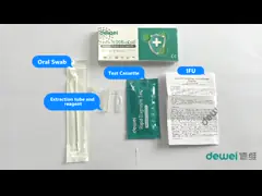 Само- кассета теста антигена Covid-19 теста используемая домом (2019-nCoV) быстрая носоглоточными пробирками и Oropharyngeal пробирками video