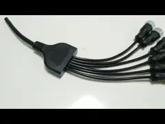 20A Outdoor Cable Splitter Waterproof Circular IP67 Connector Splitter