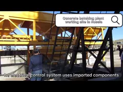 Завод влажного готового смешивания конкретный, мини конкретная дозируя урожайность завода 50 расклассифицированная М3/Х video