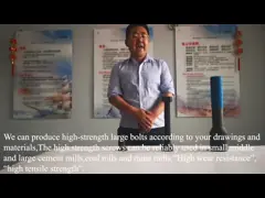 Болты плеча Kроме эллипсиса главные/метрическая ранг материала 12,9 болтов с шестигранной головкой 40Кр video