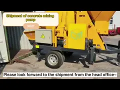 Насос конкретного смесителя смешивания конкретного насоса JBS40 40m3/H дизельный готовый video