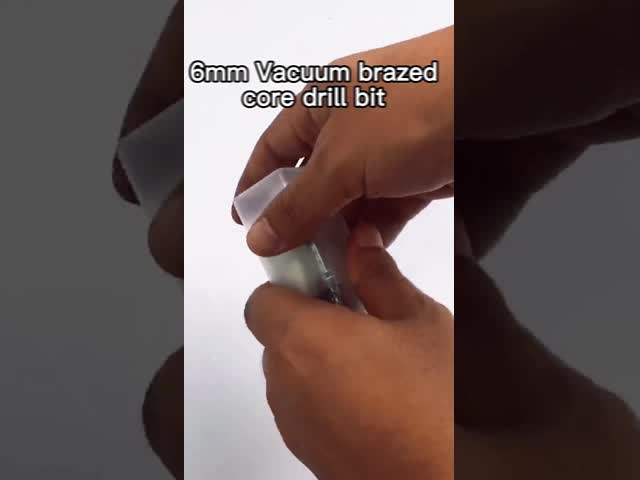 Hex Shank Vacuum Brazed 6mm Tile Core Drill Bits