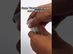 Hex Shank Vacuum Brazed 6mm Tile Core Drill Bits