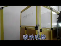 SPCC JY-35 PC Pipe Rack Joints With Hole Black Electrophoresis