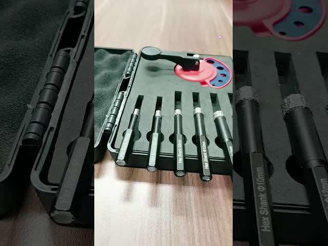OD 6mmの磁器のタイルのための真空によってろう付けされるダイヤモンドのコア・ビット