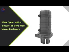 Heat Shrinkable Fiber Optic Closure 96 Core Wall Mount Joint Box Splice Closure Enclosure