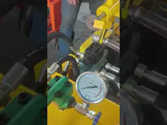 Двойной жидкий гидравлический насос 51mm Grout для применения тоннеля video