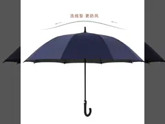 Зонтик ткани Pongee изготовленного на заказ цвета УЛЬТРАФИОЛЕТОВЫЙ покрывая с ручкой j video