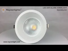 1900 к СИД Downlight 3000K 4000K слепимости удара 2100lm UGR 19 100lm w 30W анти- video