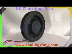 Охладитель C.P.U. шарикоподшипника 24V 100mm, небольшой центробежный вентилятор с мотором DC безщеточным video