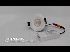 Водоустойчивая алюминиевая утопленная установленная поверхность Ip65 240v привела Downlights video