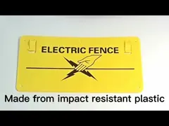 предупредительный знак PP ширины 140mm двойной печатая для загородки сада video