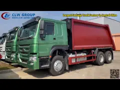 Тележка сборника хлама цапфы 6x4 20m3 SINOTRUK HOWO 3 video