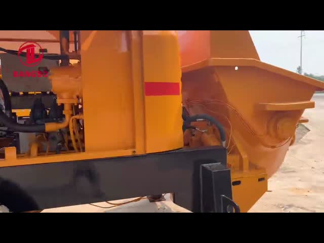 Zoomlion Concrete Pump HBT 8014 Renew 2012 Year Orange Color China Manufactures