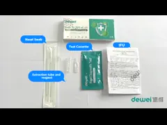 Одна набора теста антигена шага Covid-19 POCT 2019-NCoV польза быстрого домашняя video