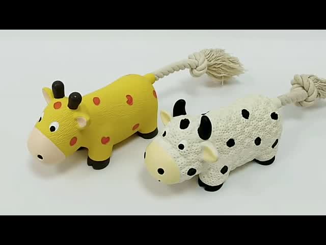Sustainable Non Toxic Indesctucible safe squeaky dog toys