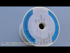 ANSI96.1 нагревая тип кабель j термопары с проводником константана video