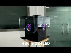 Репроектор 60HZ CB 3d вентилятора Hologram 8GB 3D голографический поддерживает карту памяти video