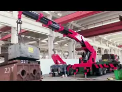 Костяшка CE 50t высокой эффективности выдвигая кран заграждения video