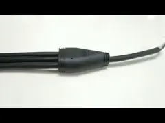 3 Way Splitter Electrical IP67 Waterproof Cable Connector Black White