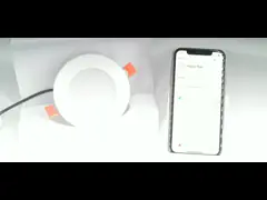 12w WiFi Dimmable Smart Led Recessed Rgb Color Changing Downlight Remote Controlled