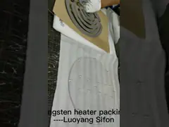 Цель молибдена вольфрама для печи вакуума спекая video