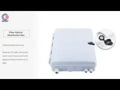 FTTH 32 Core ABS PC Optical Fiber Distribution Box APC UPC