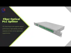1U Rack Mount 1 × 32 SM Fiber Optic PLC Splitter 19 Inches LC / APC Connector