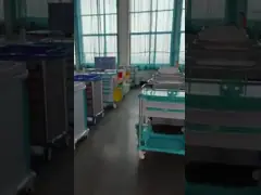 Таблица шкафа шкафчика ухода за больным ABS металла больницы дешевой цены медицинская video