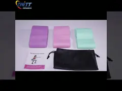 Сопротивление ткани Pilates изготовленное на заказ напечатанное соединяет латекс полиэстера спортзала Glute video