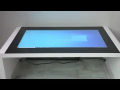 65-дюймовый LCD смарт сенсорный экран Кофейный стол 240В многоточечный 16,7м цвет video