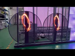 Стеклянной приведенный рекламой легковес экрана дисплея ультра тонкий для зданий video