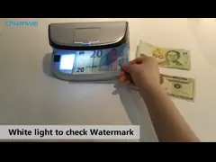 УЛЬТРАФИОЛЕТОВЫЙ детектор Билл фальшивки верификатора банкноты белого света MG video