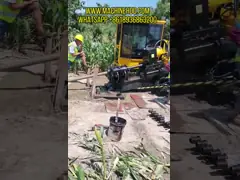 Легкий к для того чтобы привестись в действие ИСПОЛЬЗУЕМУЮ большую емкость машины ХДД для минировать и проложиться тоннель сверлить video