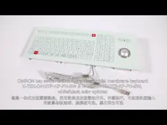 IP65 прочная промышленная клавиатура Trackball Omron переключатель мембрана водонепроницаемая клавиатура video