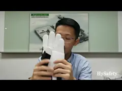 Высокие перчатки вибрации уровня 4 ссадины анти- на размер 7 Strimming для определения размера 10 video