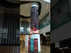 гибкий дисплей СИД 1000cd, электропитание Meanwell панели СИД гибкого трубопровода 128x64 video