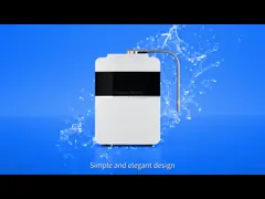 Портативная домашняя вода ионизатор с акриловой панелью касания 2,5 - 11.2PH video