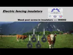 Поток M6 входа 220x6mm металла длинный возместил электрический изолятор загородки video